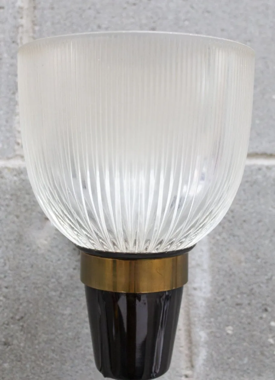 Online Pamono Azucena LP5 Brass and Glass Wall Light by Ignazio Gardella, 1950s