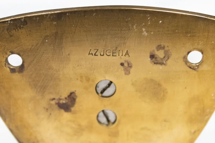 Online Pamono Azucena LP5 Brass and Glass Wall Light by Ignazio Gardella, 1950s