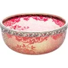 Online Pamono Baccarat Pattern Bright Crimson Acid Etched Bowl, France, 1900s