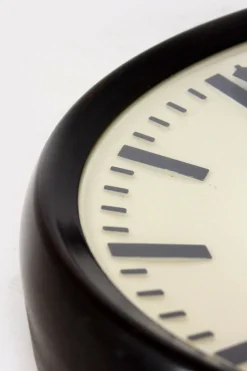 Clearance Pamono Bakelite Station Clock Wall Lamp from Pragotron, 1950s