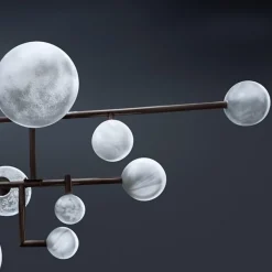 Discount Pamono Balanced Planets Chandelier by Ludovic Clément Darmont