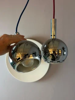 Online Pamono Ball Lamp in Chrome from Sölken