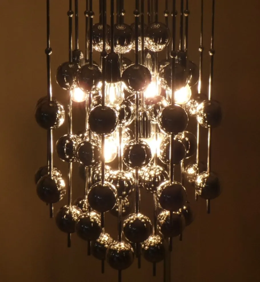 New Pamono Ball Pendant Lamp by Verner Panton for J. Luber, Denmark, 1970s