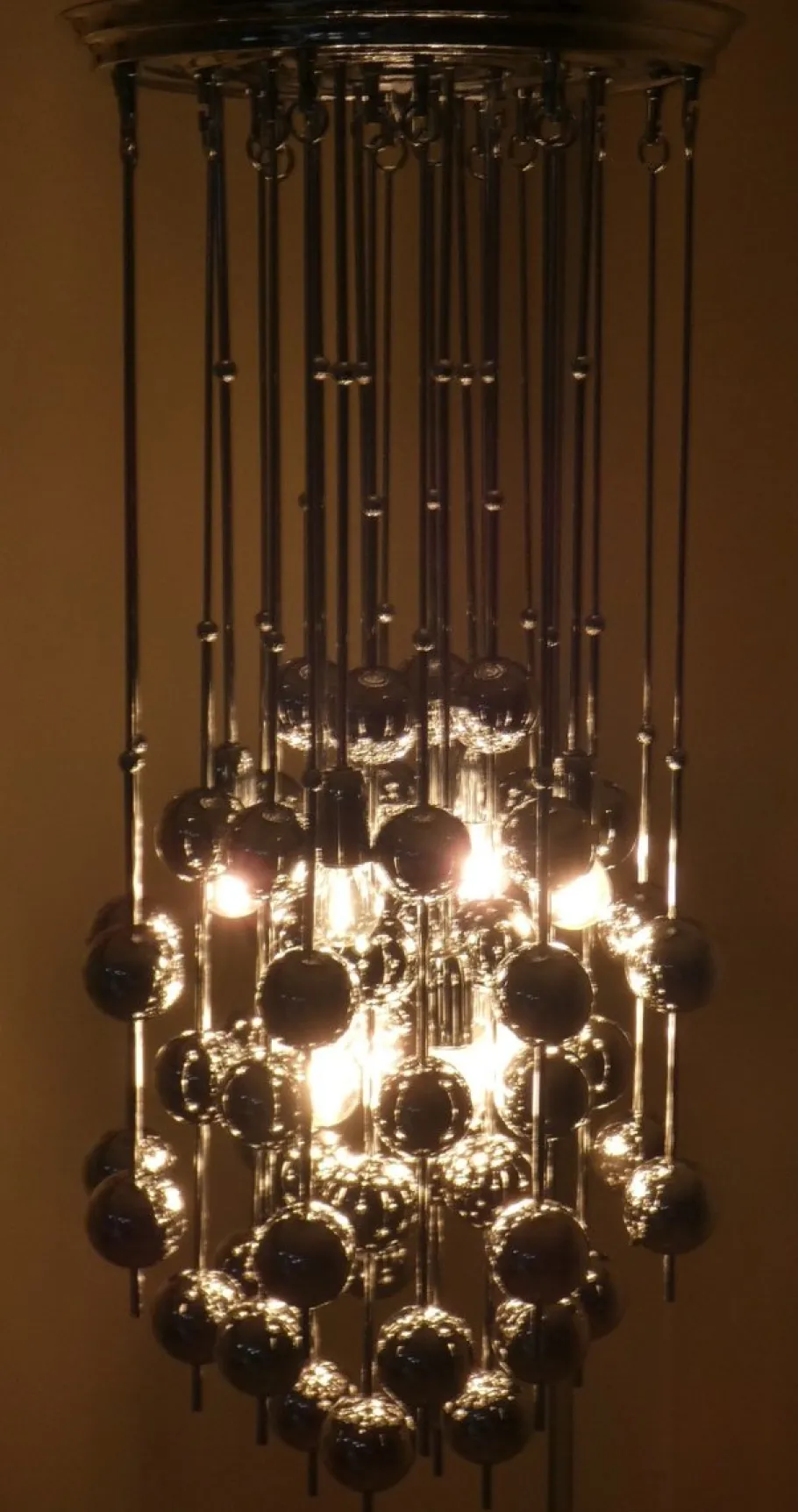 New Pamono Ball Pendant Lamp by Verner Panton for J. Luber, Denmark, 1970s