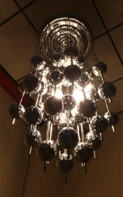 New Pamono Ball Pendant Lamp by Verner Panton for J. Luber, Denmark, 1970s