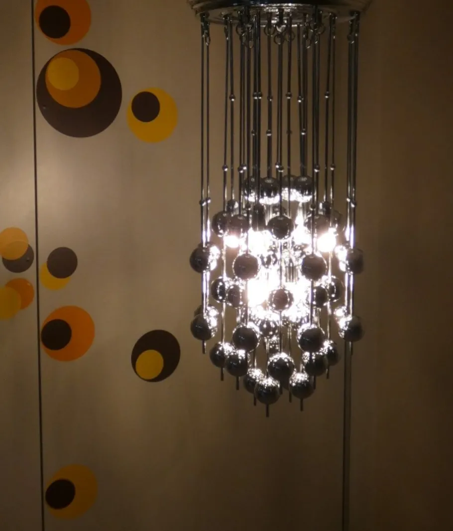 New Pamono Ball Pendant Lamp by Verner Panton for J. Luber, Denmark, 1970s