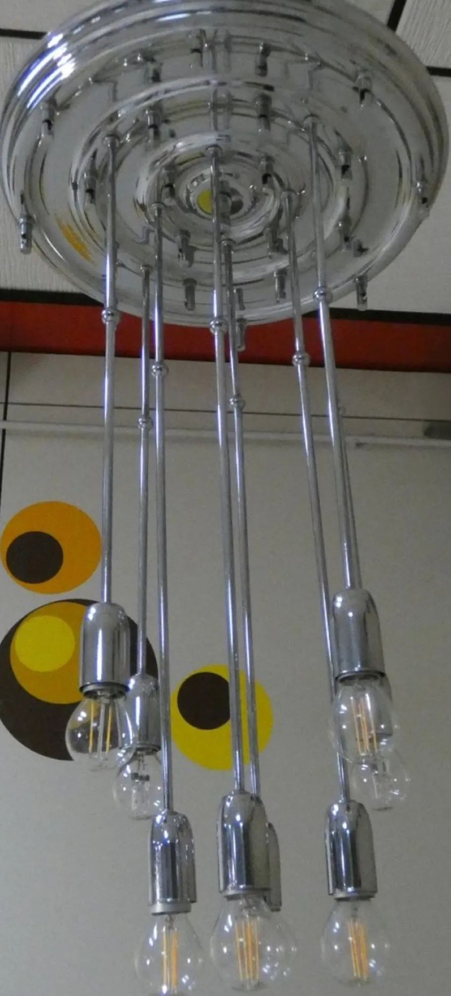 New Pamono Ball Pendant Lamp by Verner Panton for J. Luber, Denmark, 1970s