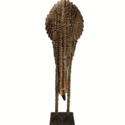 Pamono Bamboo and Rattan Bird Lamp, 1960s