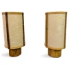 Sale Pamono Bamboo and Rice Paper Table Lamps in the style of George Nakashima, 1960s, Set of 2