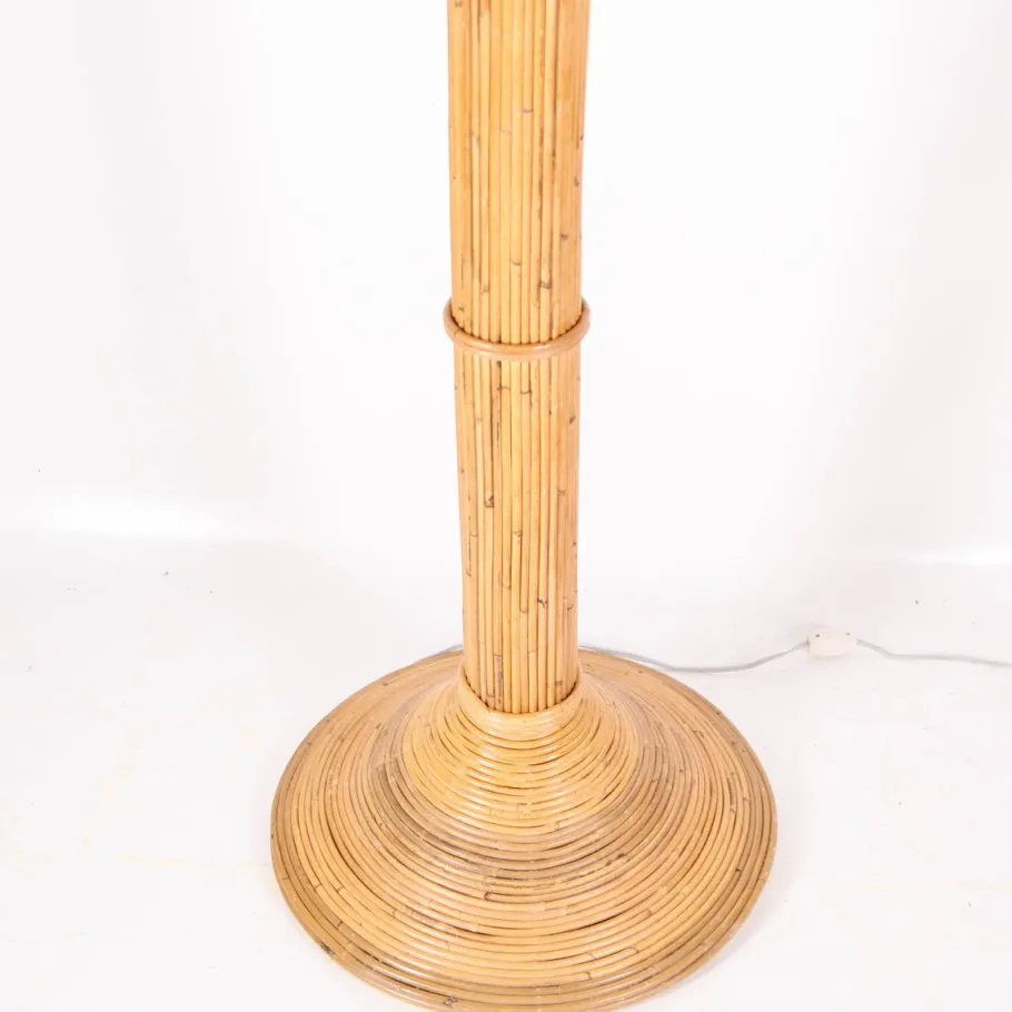 New Pamono Banana Lamp in Natural Rattan