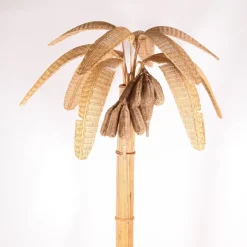 New Pamono Banana Lamp in Natural Rattan