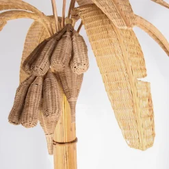 New Pamono Banana Lamp in Natural Rattan