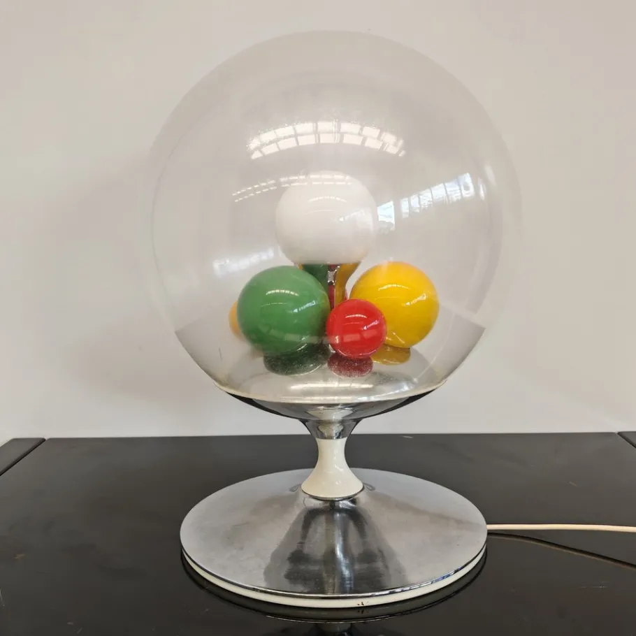 Discount Pamono Barbarella Model Glass Globe Lamp by Angelo Brotto for Esperia, 1960s