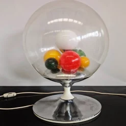 Discount Pamono Barbarella Model Glass Globe Lamp by Angelo Brotto for Esperia, 1960s