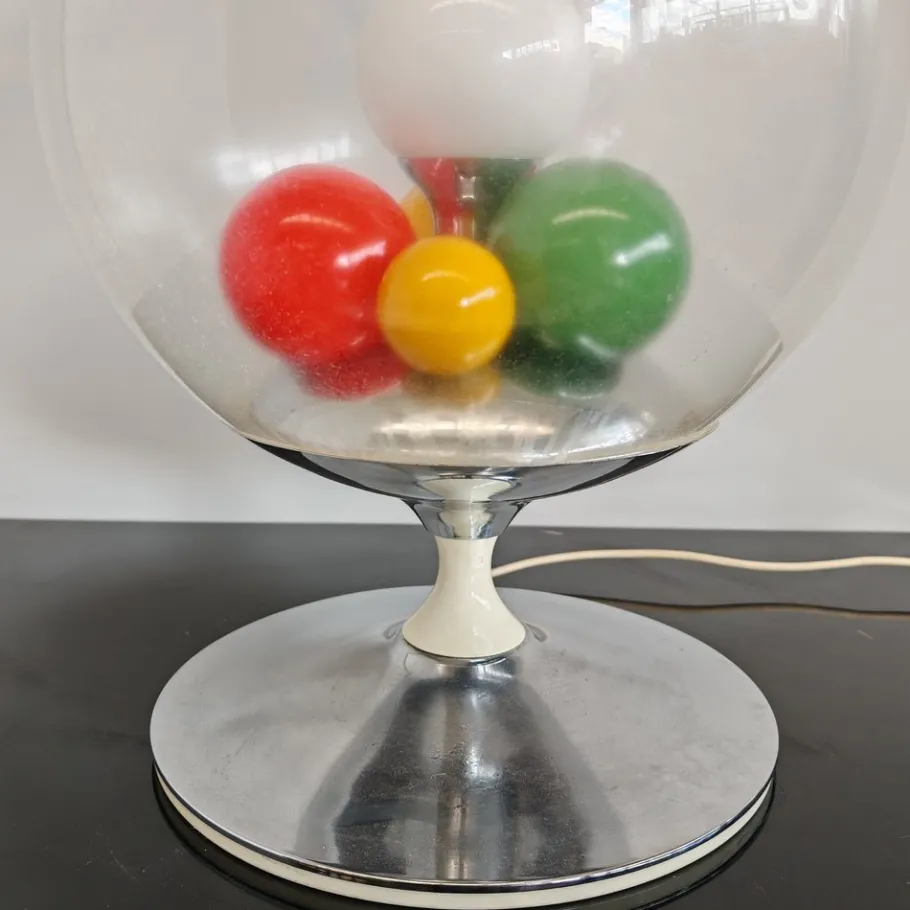 Discount Pamono Barbarella Model Glass Globe Lamp by Angelo Brotto for Esperia, 1960s