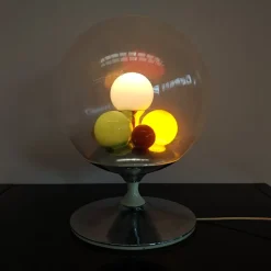 Discount Pamono Barbarella Model Glass Globe Lamp by Angelo Brotto for Esperia, 1960s