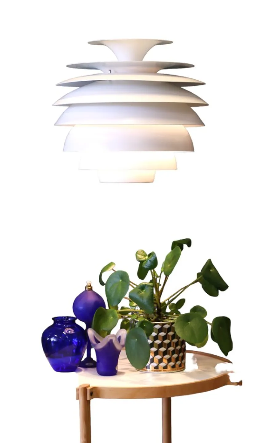 Online Pamono Barcelona Ceiling Lamp by Bent Karlby, 1970s