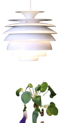 Online Pamono Barcelona Ceiling Lamp by Bent Karlby, 1970s