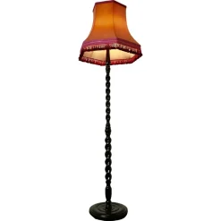 Best Pamono Barley Twist Floor Standing Lamp, 1920s