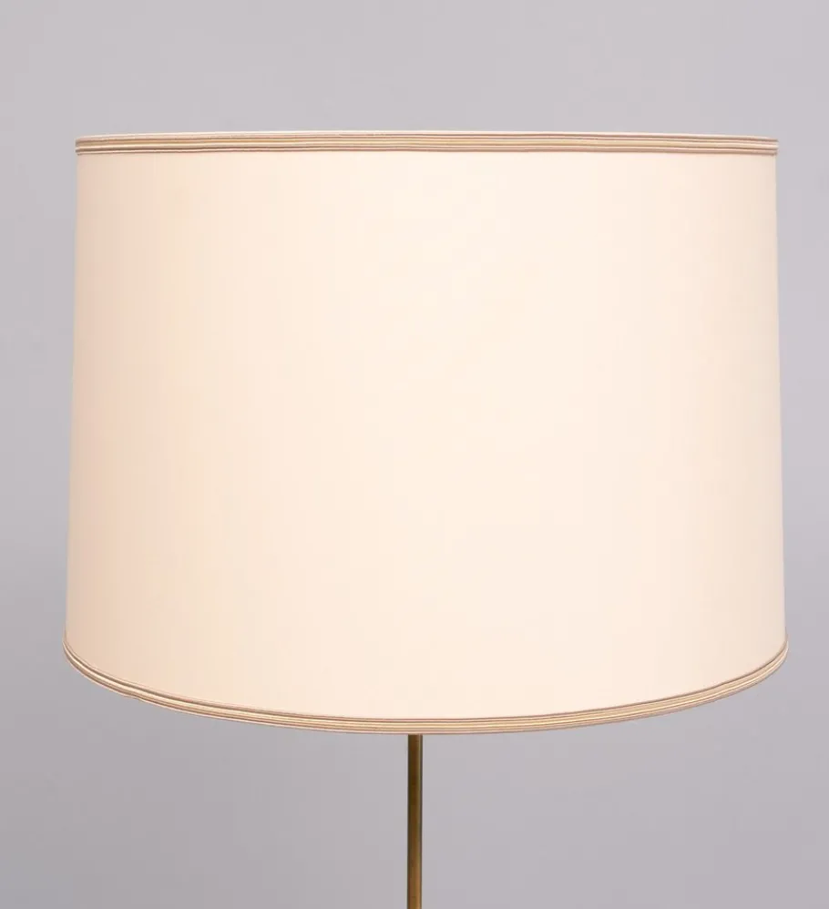 Online Pamono Baroque Revival Brass Floor Lamp, France, 1950s