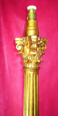 Hot Pamono Baroque Style Column Floor Lamp, 1920s