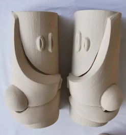 New Pamono Bas Relief Sconces by Olivia Cognet, Set of 2