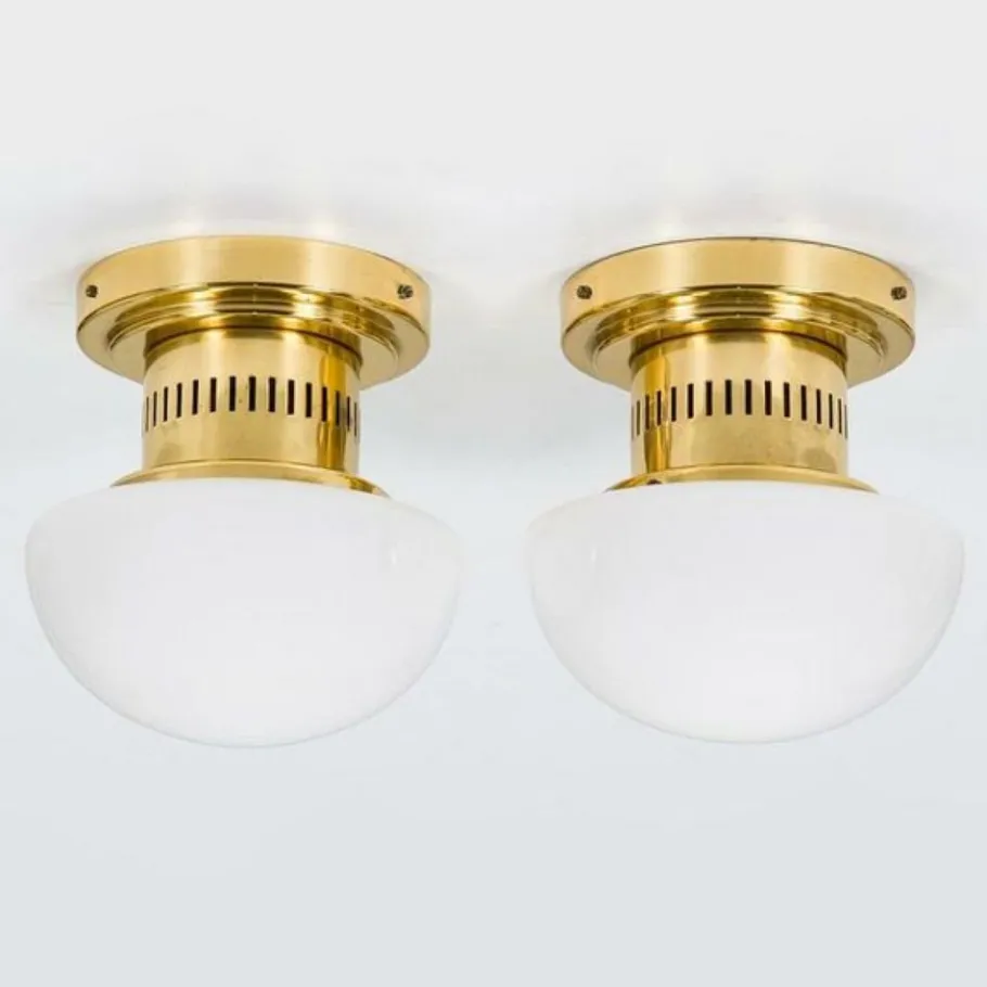 Clearance Pamono Bau Ceiling or Wall Lamp by Klaus Michalik for Stockmann Orno, 1960s