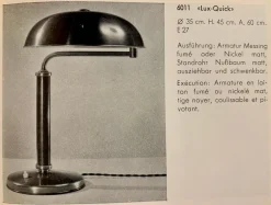 Online Pamono Bauhaus Art Deco Table Lamp Lux Quick by Alfred Müller for Amba Basel, 1930s