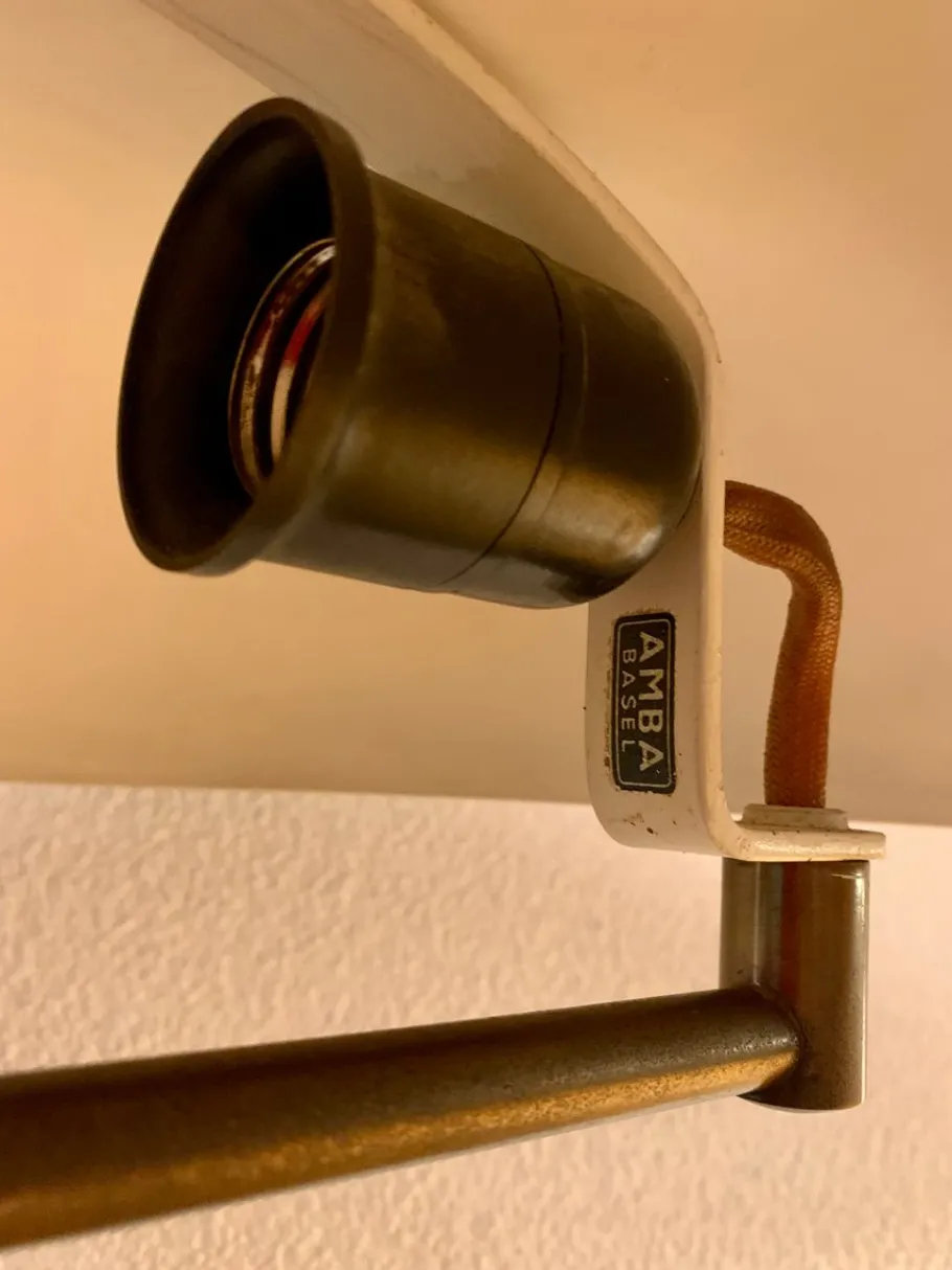Online Pamono Bauhaus Art Deco Table Lamp Lux Quick by Alfred Müller for Amba Basel, 1930s