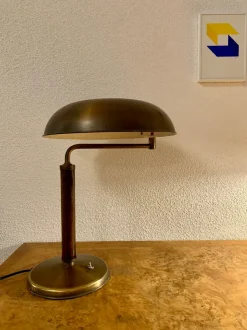 Online Pamono Bauhaus Art Deco Table Lamp Lux Quick by Alfred Müller for Amba Basel, 1930s