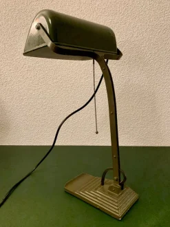 New Pamono Bauhaus Bankers Lamp, 1930