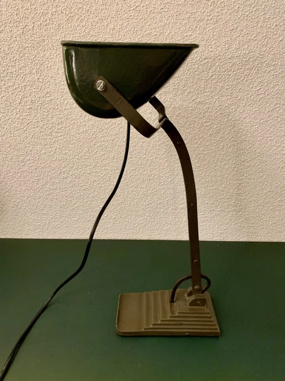 New Pamono Bauhaus Bankers Lamp, 1930