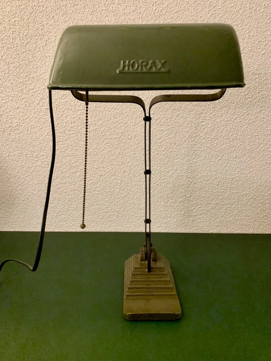 New Pamono Bauhaus Bankers Lamp, 1930