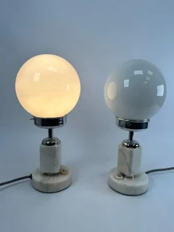 Clearance Pamono Bauhaus Bedside Table Lamps, 1930s, Set of 2