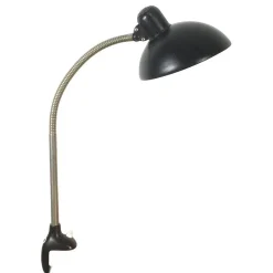 Pamono Bauhaus Black Table or Desk Lamp by Christian Dell for Kaiser Idell / Kaiser Leuchten, 1950s