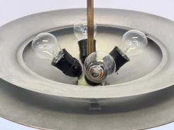 Online Pamono Bauhaus Brass Chandelier with Indirect Light, 1930s