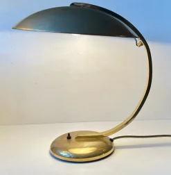 Clearance Pamono Bauhaus Brass Desk Lamp by Egon Hillebrand, 1940s