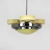 Online Pamono Bauhaus Chrome Chandelier from Zukov, 1940s