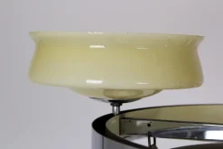 Online Pamono Bauhaus Chrome Chandelier from Zukov, 1940s