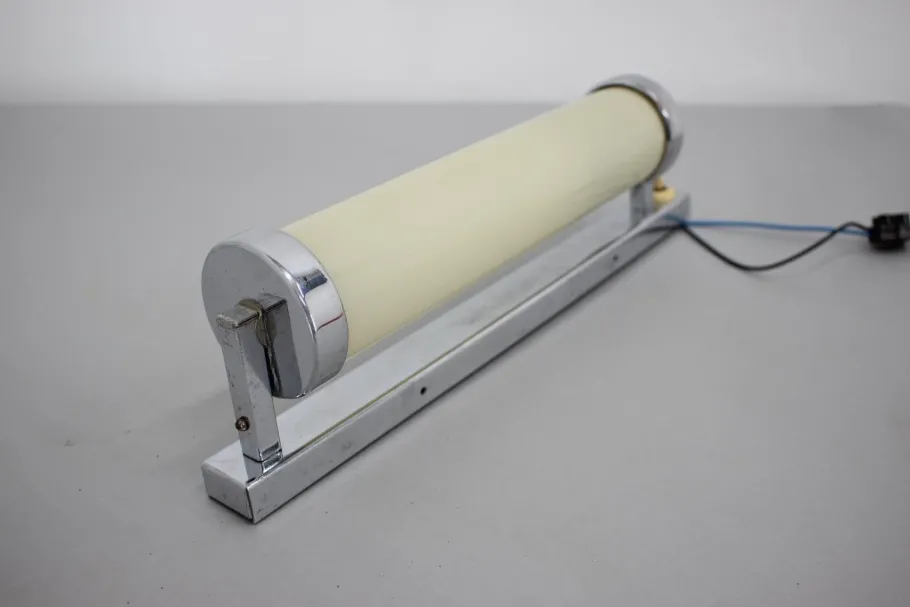 New Pamono Bauhaus Chrome Wall Lamp or Sconce, 1930s