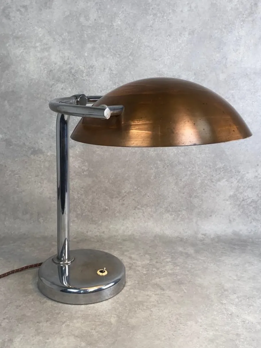New Pamono Bauhaus Desk Lamp, 1930s