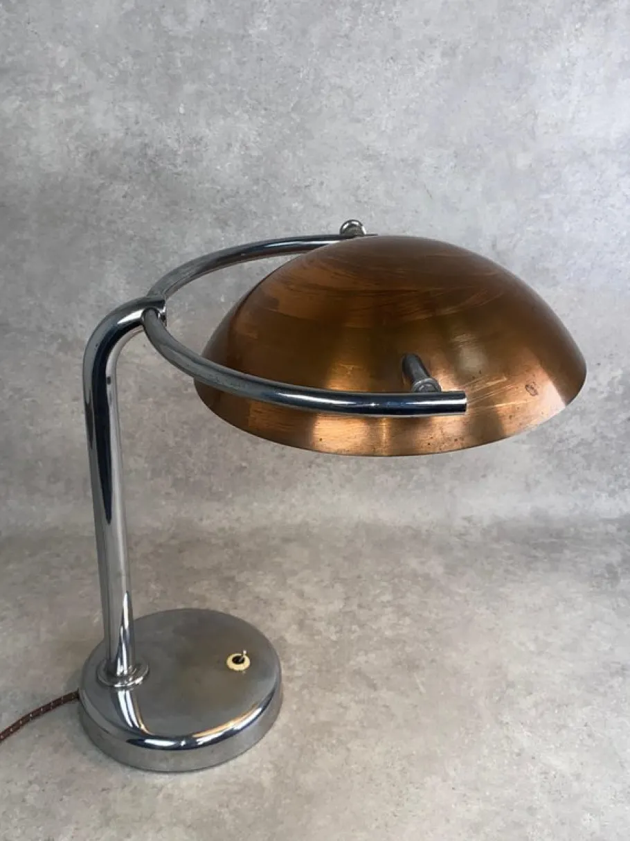 New Pamono Bauhaus Desk Lamp, 1930s
