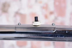 Pamono Bauhaus Floor Lamp in Chrome and Opaline Milk Glass, Czech, 1930s