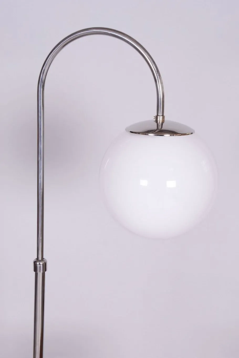 Clearance Pamono Bauhaus Floor Lamp in Walnut and Chrome, 1930s
