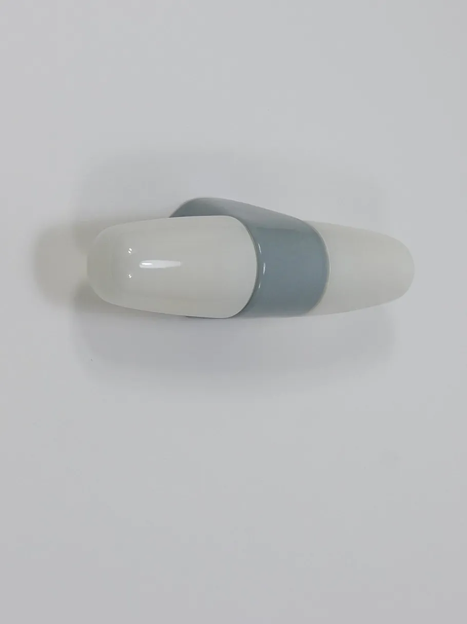 Online Pamono Bauhaus Gray Sconce Double Wall Light by Wilhelm Wagenfeld attributed to Linder, Germany, 1950s