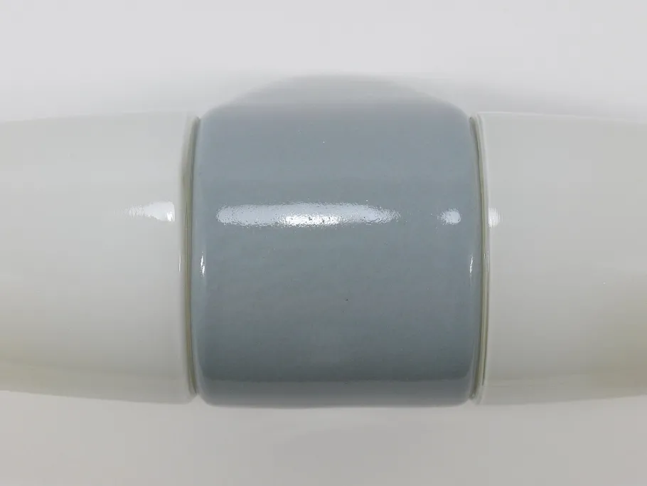 Online Pamono Bauhaus Gray Sconce Double Wall Light by Wilhelm Wagenfeld attributed to Linder, Germany, 1950s