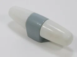 Online Pamono Bauhaus Gray Sconce Double Wall Light by Wilhelm Wagenfeld attributed to Linder, Germany, 1950s