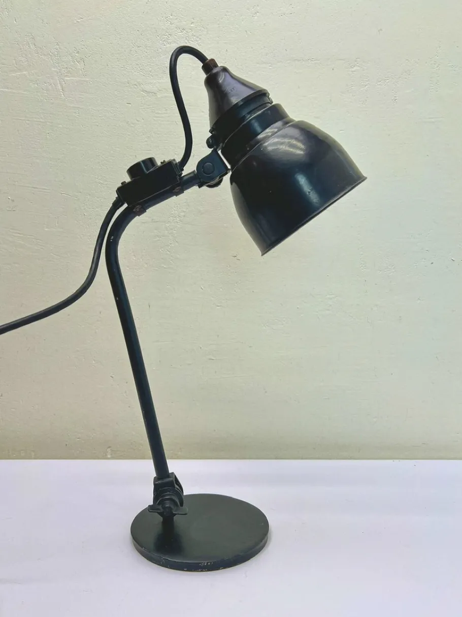 Online Pamono Bauhaus Metal and Bakelite Task Lamp from Rademacher, 1930s