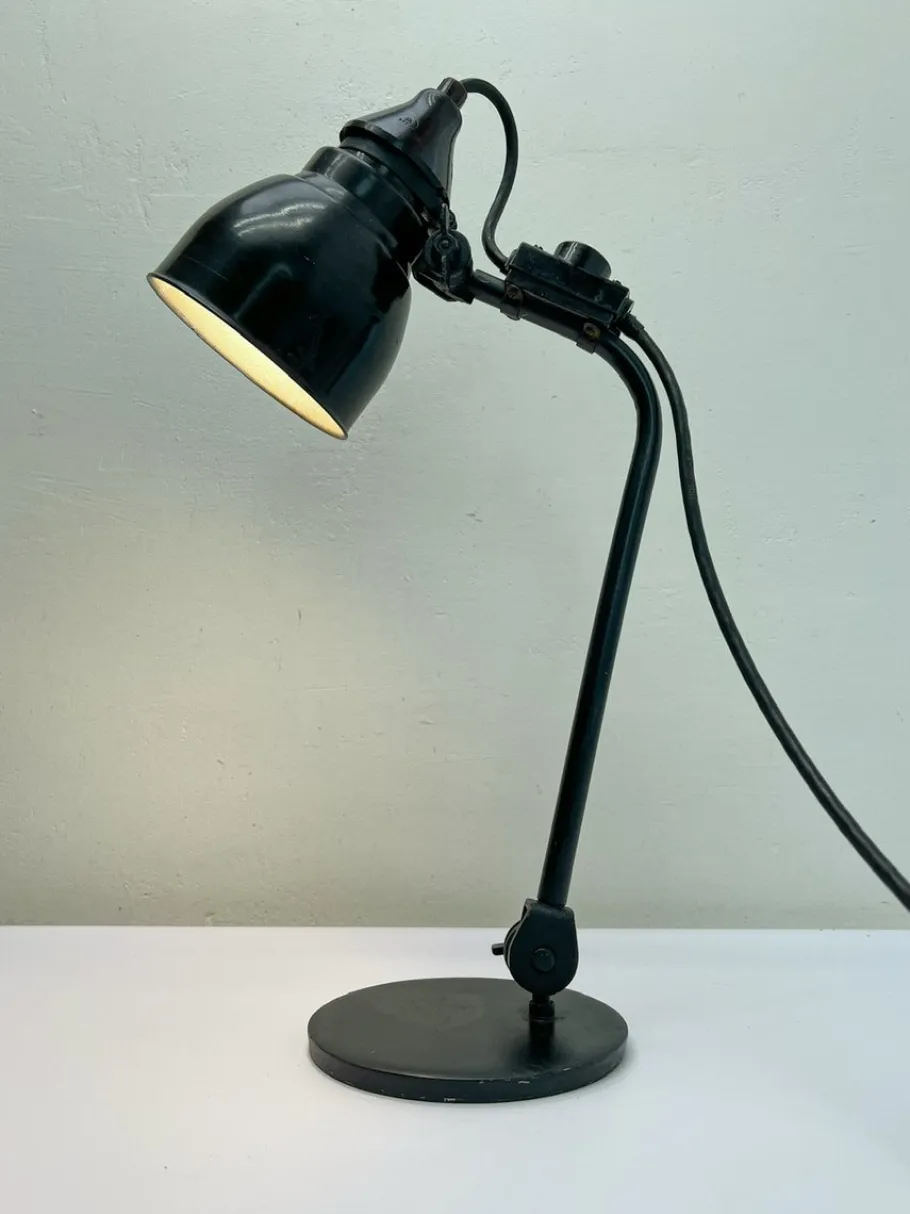 Online Pamono Bauhaus Metal and Bakelite Task Lamp from Rademacher, 1930s