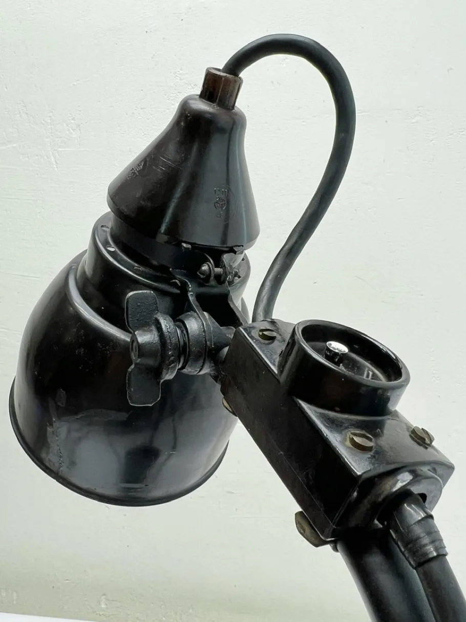 Online Pamono Bauhaus Metal and Bakelite Task Lamp from Rademacher, 1930s
